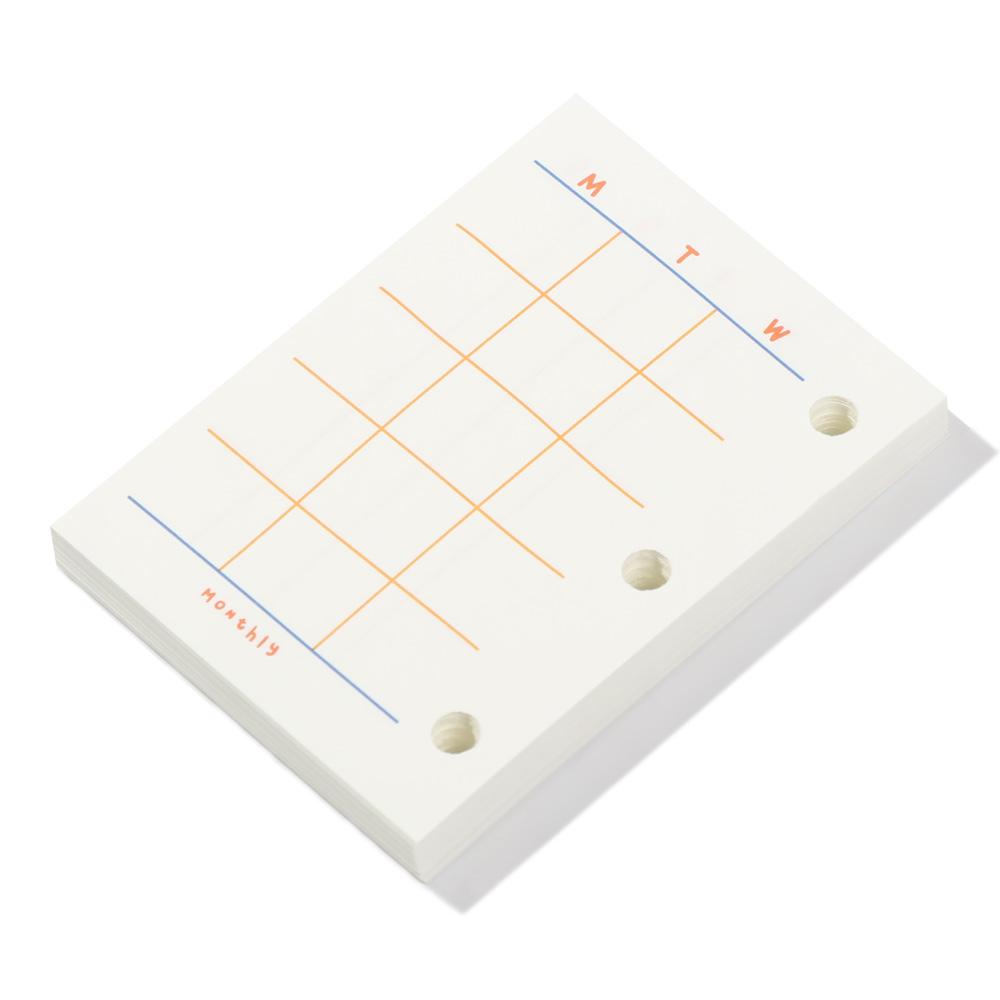 Hand Account Diary Portable Diary Book Notebook Inner Core Daily Plan Refillable Loose-leaf Refill Paper Inner Pages 3-hole
Hand Account Diary Portable Diary Book Notebook Inner Core Daily Plan Refillable Loose-leaf Refill Paper Inner Pages 3-hole