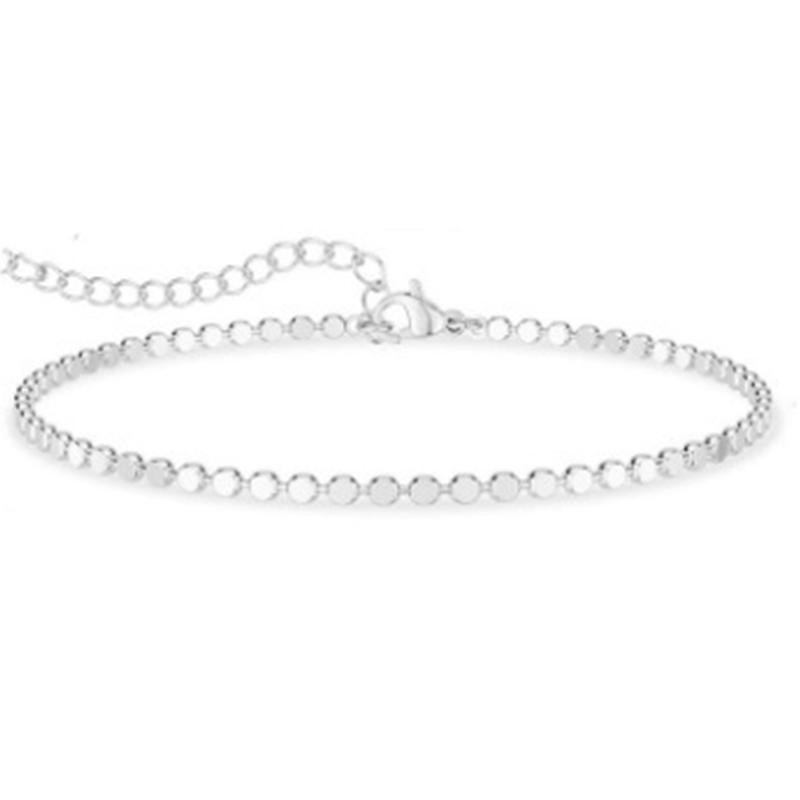 Classic Gold Color Flat Beads Chain Bracelets for Women 2024 New Fashion Stainless Steel Bracelet Anklet Party Zircon Gifts медный
Classic Gold Color Flat Beads Chain Bracelets for Women 2024 New Fashion Stainless Steel Bracelet Anklet Party Zircon Gifts медный