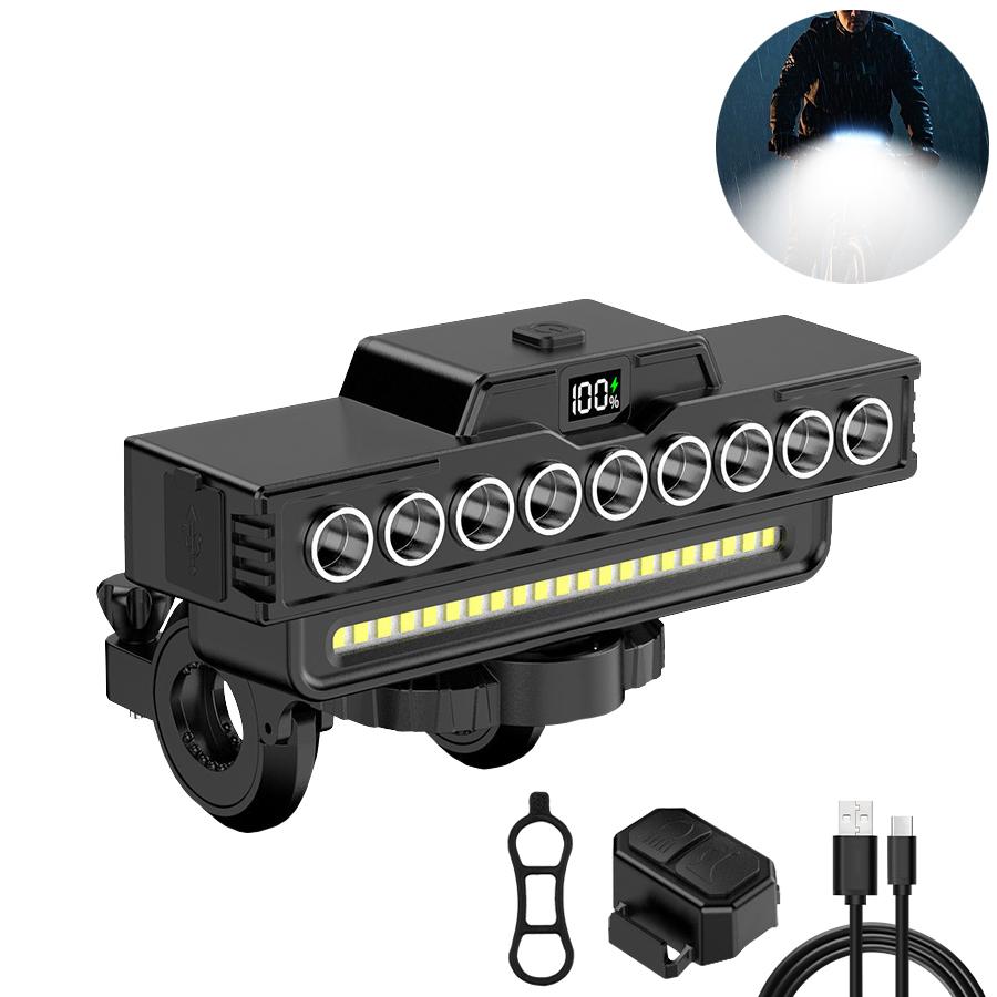 5200MAH Bicycle FrontLight LED Bike Light 10W Waterproof Flashlight USB Charging MTB Road Cycling Lamp Accessories Safety Lamp
5200MAH Bicycle FrontLight LED Bike Light 10W Waterproof Flashlight USB Charging MTB Road Cycling Lamp Accessories Safety Lamp