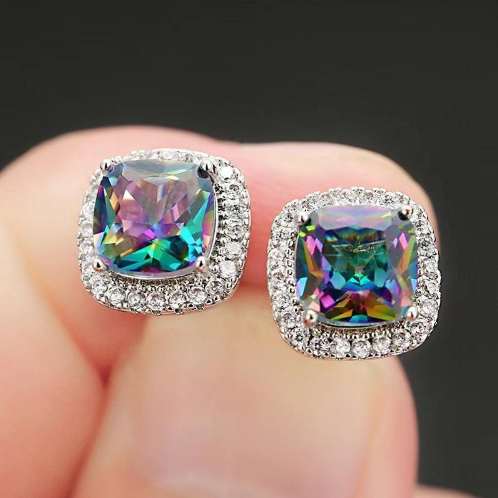 Luxury Zircon Women s Earrings Sparkly Versatile Dangle Stud Earrings Jewelry Accessories Gift For Women
Luxury Zircon Women s Earrings Sparkly Versatile Dangle Stud Earrings Jewelry Accessories Gift For Women