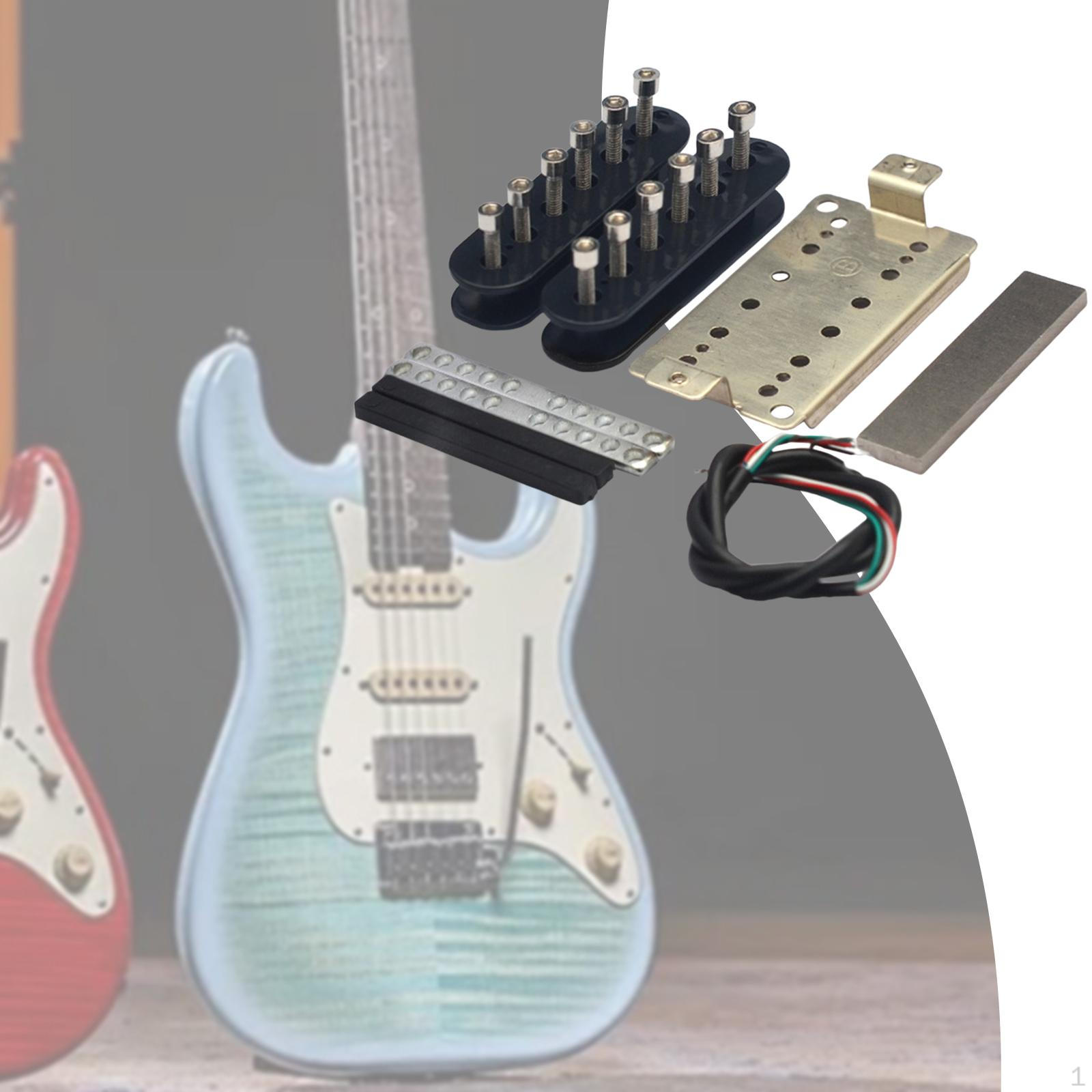 Сделай сам Звукосниматель для электрогитары Двойная катушка Легкая установка Детали Bridge 52mm
Сделай сам Звукосниматель для электрогитары Двойная катушка Легкая установка Детали Bridge 52mm