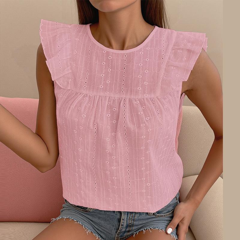 ZANZEA Женские летние топы без рукавов с круглым вырезом, повседневные, вязаные крючком 3XL розовый
ZANZEA Женские летние топы без рукавов с круглым вырезом, повседневные, вязаные крючком 3XL розовый