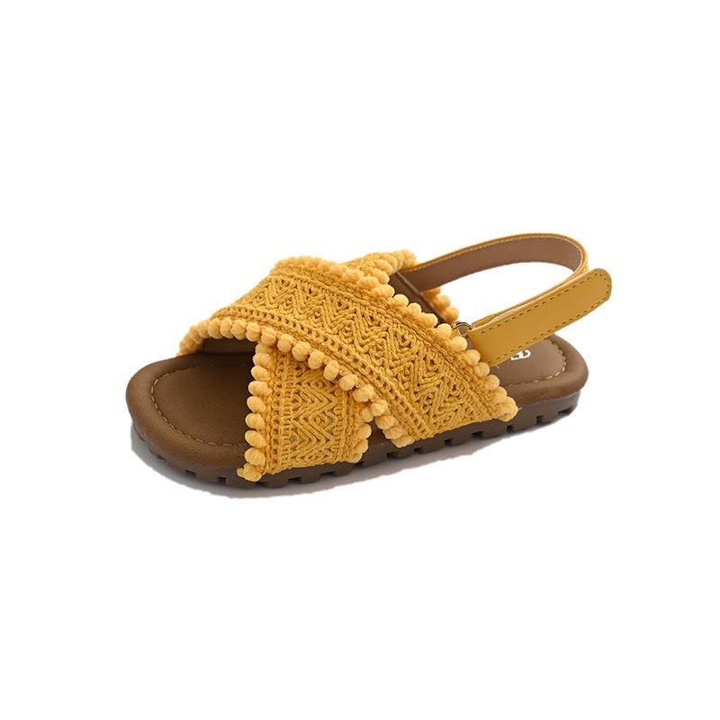 Girls Sandals Weave Retro Ins Trendy Kids Beach Shoes Korean Style 2025 Summer New Children Casual Shoes Slippers Non-slip 23 жёлтый
Girls Sandals Weave Retro Ins Trendy Kids Beach Shoes Korean Style 2025 Summer New Children Casual Shoes Slippers Non-slip 23 жёлтый