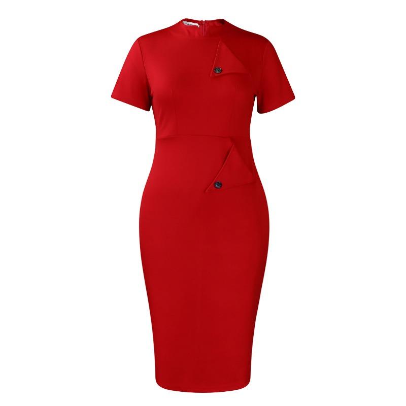 Женская модная темпераментная юбка-карандаш Tongle с короткими рукавами и полувысоким воротником, облегающая бедра XXXL красный
Женская модная темпераментная юбка-карандаш Tongle с короткими рукавами и полувысоким воротником, облегающая бедра XXXL красный