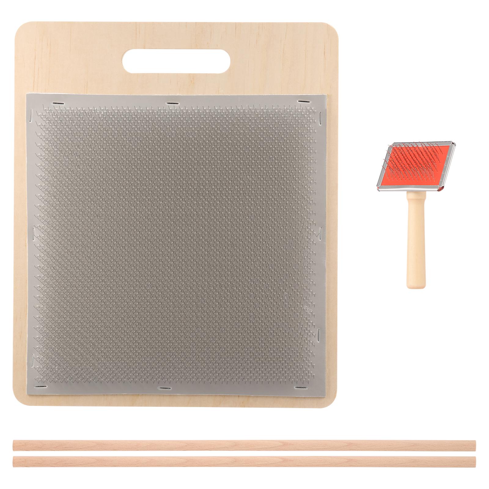 1 шт. Доска для смешивания шерсти с деревянными палочками, Доска для кардирования волокна, Набор кардирующих щеток, Ручной кардер для шерсти для смешивания цветов, Войлок DIY
1 шт. Доска для смешивания шерсти с деревянными палочками, Доска для кардирования волокна, Набор кардирующих щеток, Ручной кардер для шерсти для смешивания цветов, Войлок DIY