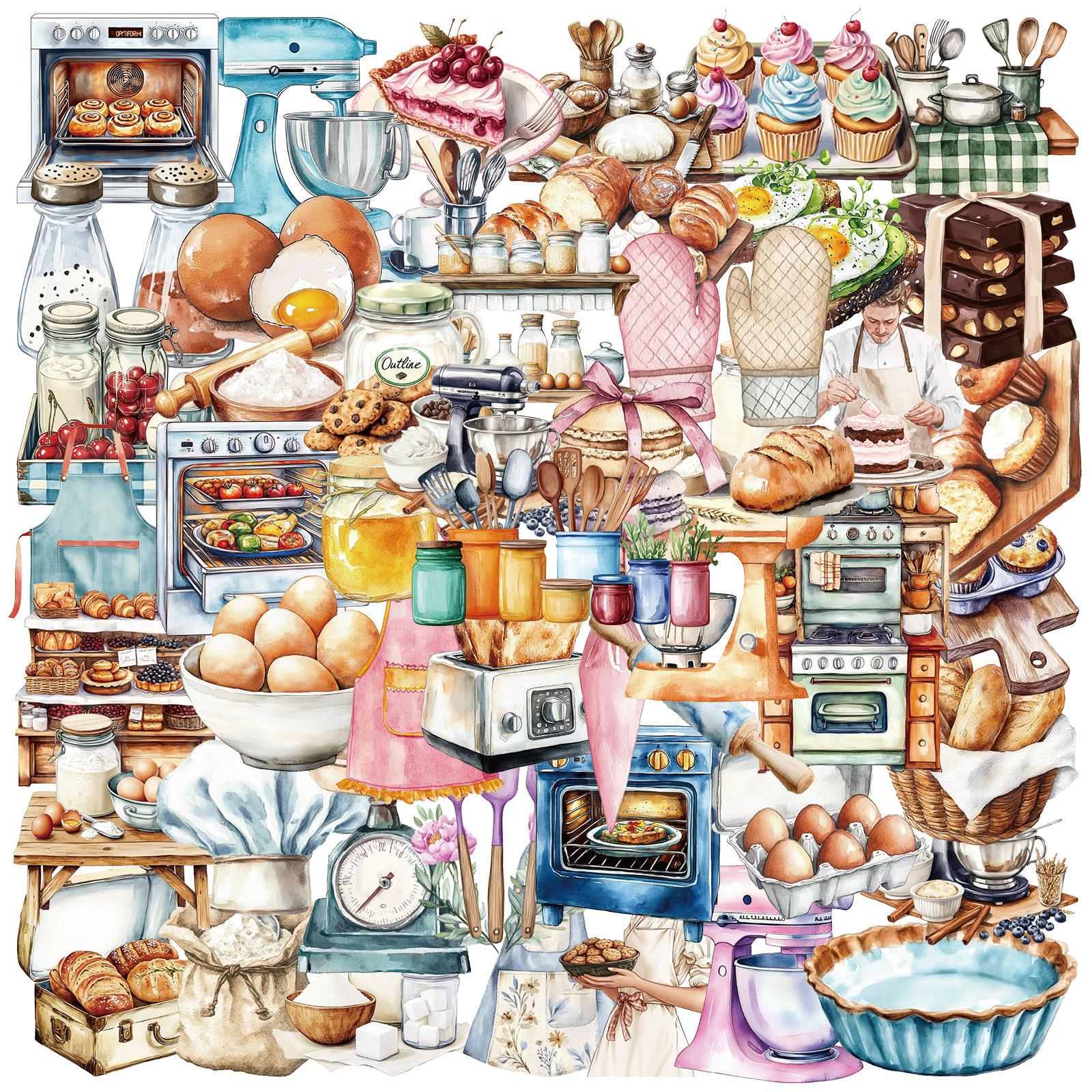 50pcs Baking Theme PET Material Graffiti Stickers DIY Aesthetic Diary Laptop Fridge Suitcase Decoration Scrapbooking Decals
50pcs Baking Theme PET Material Graffiti Stickers DIY Aesthetic Diary Laptop Fridge Suitcase Decoration Scrapbooking Decals