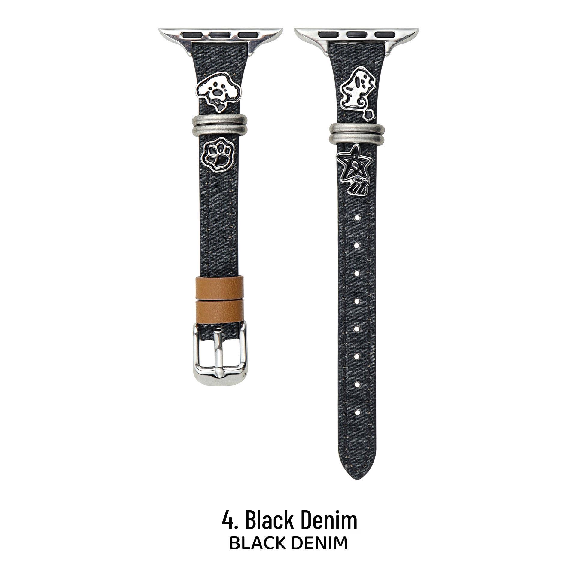 Puppy-Themed Denim Strap for Apple iWatch 11th Gen 38/40/41
Puppy-Themed Denim Strap for Apple iWatch 11th Gen 38/40/41