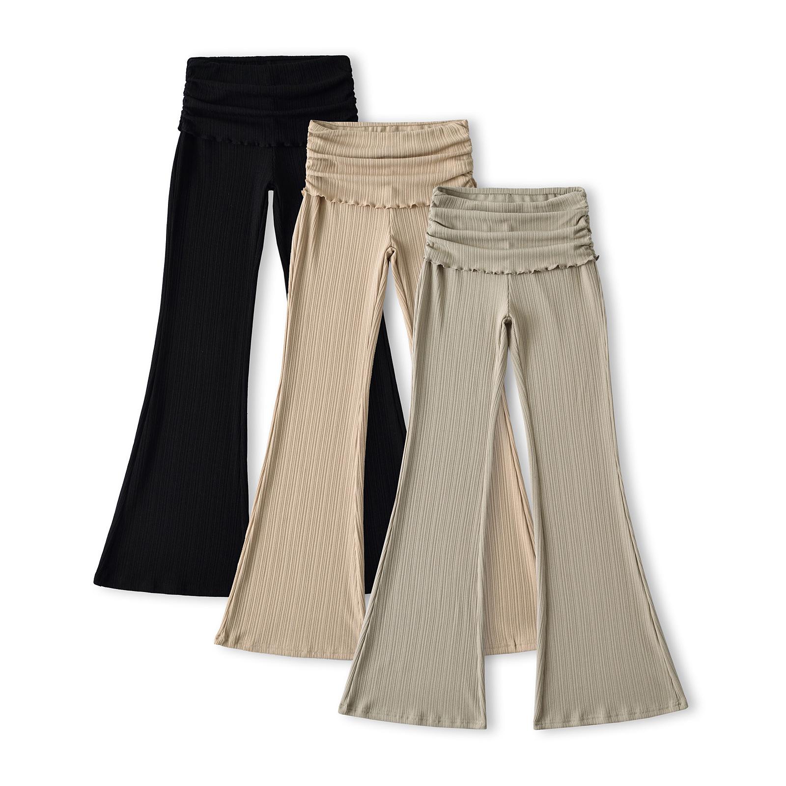 Spicy Girl Low-Waist Knit Flare Pants Set - Casual, Elastic, Hip-Hugging, Floor-Length for Women Small
Spicy Girl Low-Waist Knit Flare Pants Set - Casual, Elastic, Hip-Hugging, Floor-Length for Women Small