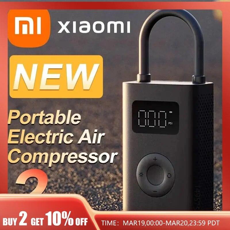 Воздушный насос Xiaomi Mijia 2, мини-портативный электрический воздушный компрессор с увеличением скорости 25%, Treasure 150PSI, светодиодный многофункциональный насос типа C, надувной насос Xiomi
Воздушный насос Xiaomi Mijia 2, мини-портативный электрический воздушный компрессор с увеличением скорости 25%, Treasure 150PSI, светодиодный многофункциональный насос типа C, надувной насос Xiomi
