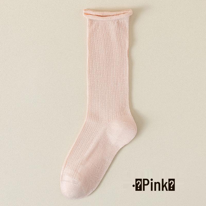 Женские весенне-осенние хлопковые носки до середины икры с оборкой - в японском стиле, бесшовная сетка, однотонные, подходят для послеродового периода. One Size розовый
Женские весенне-осенние хлопковые носки до середины икры с оборкой - в японском стиле, бесшовная сетка, однотонные, подходят для послеродового периода. One Size розовый