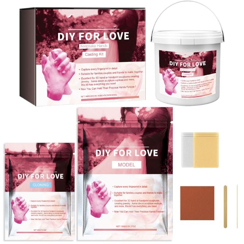 Love Hand Molding Clone Powder Set Couples Hand Sculpting Casting Kits Keepsakes Plaster Casting Kits Anniversary Gift 1
Love Hand Molding Clone Powder Set Couples Hand Sculpting Casting Kits Keepsakes Plaster Casting Kits Anniversary Gift 1