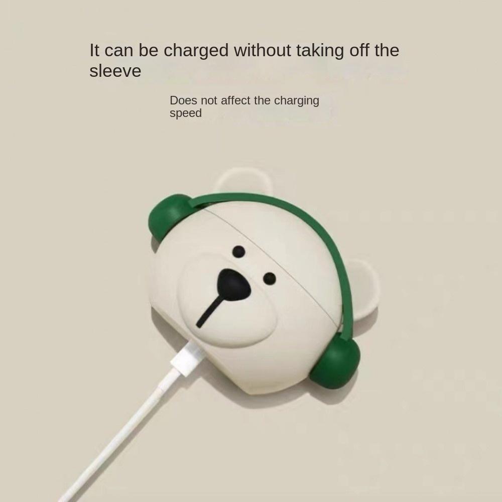 Силикагель милый медведь беспроводной чехол для наушников для Airpods1/2/3, Airpodspro/2
Силикагель милый медведь беспроводной чехол для наушников для Airpods1/2/3, Airpodspro/2
