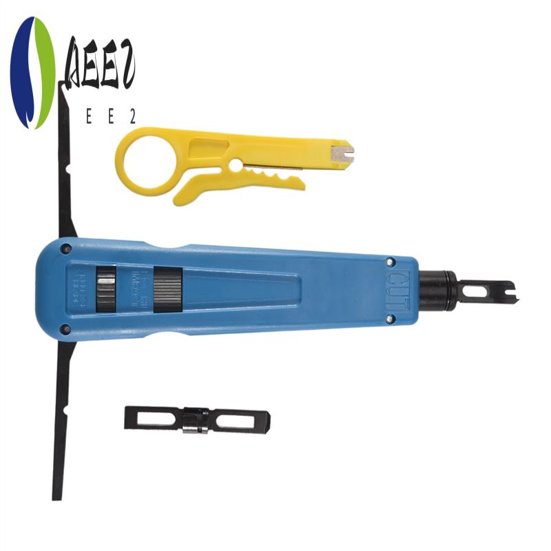 AEE2-Punch Down Impact Tool With 110 And 66 Blades, Network Wire Cable Cat6/Cat5e Telephone Impact Terminal Insertion Tools
AEE2-Punch Down Impact Tool With 110 And 66 Blades, Network Wire Cable Cat6/Cat5e Telephone Impact Terminal Insertion Tools