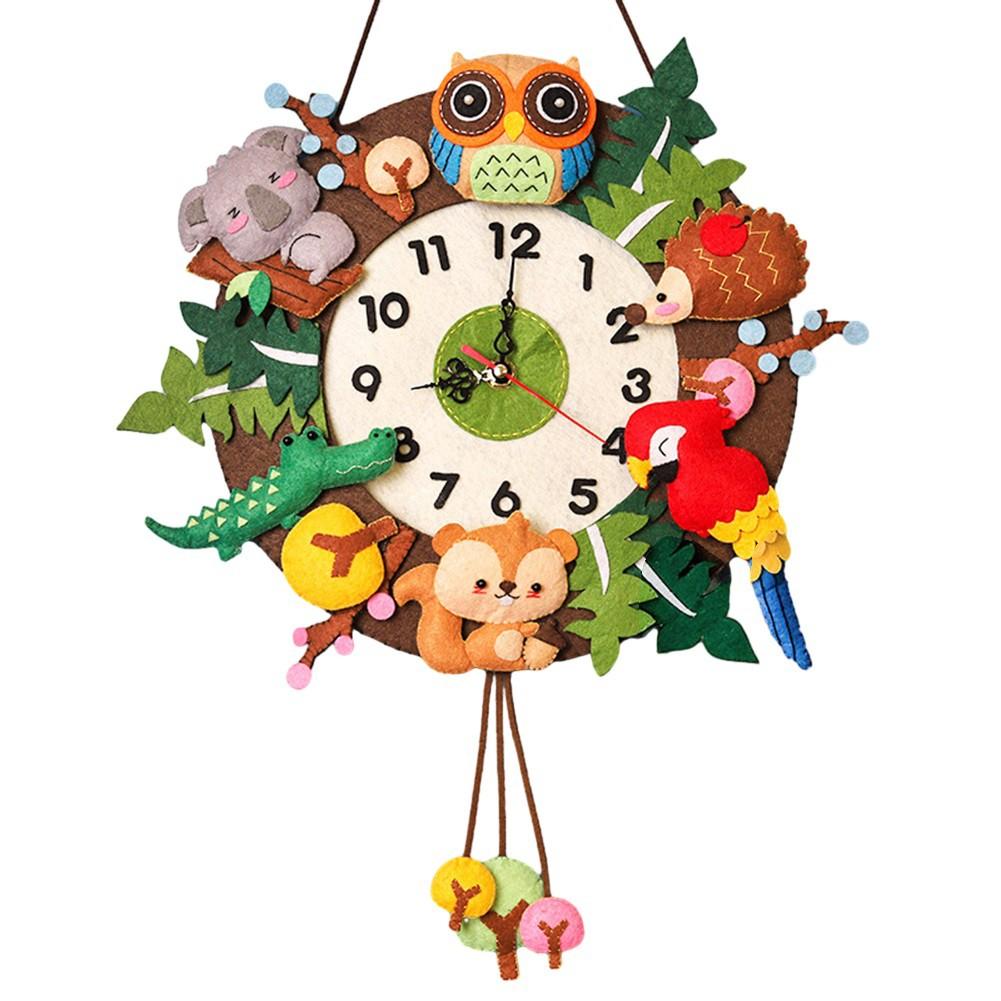 DIY набор часов Felt Kit Clock Wall Clock Sets Handmade DIY Wall Clock Home Decora forests
DIY набор часов Felt Kit Clock Wall Clock Sets Handmade DIY Wall Clock Home Decora forests