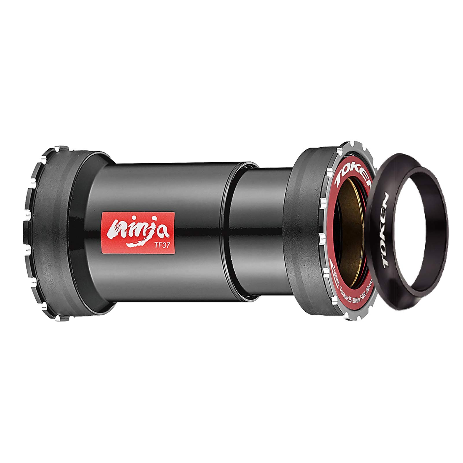 Token Thread Press Fit Bottom Bracket PF30 Frame to BB386 Crankset Ti Ceramic Bearing Ninja BB (46x68mm)
Token Thread Press Fit Bottom Bracket PF30 Frame to BB386 Crankset Ti Ceramic Bearing Ninja BB (46x68mm)