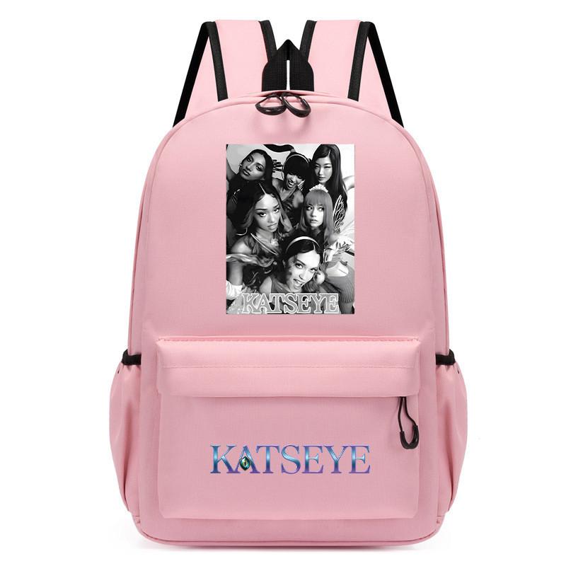 60123-3 Black Pink KATSEYE Printed Backpack Student School Waterproof Small Bag
60123-3 Black Pink KATSEYE Printed Backpack Student School Waterproof Small Bag