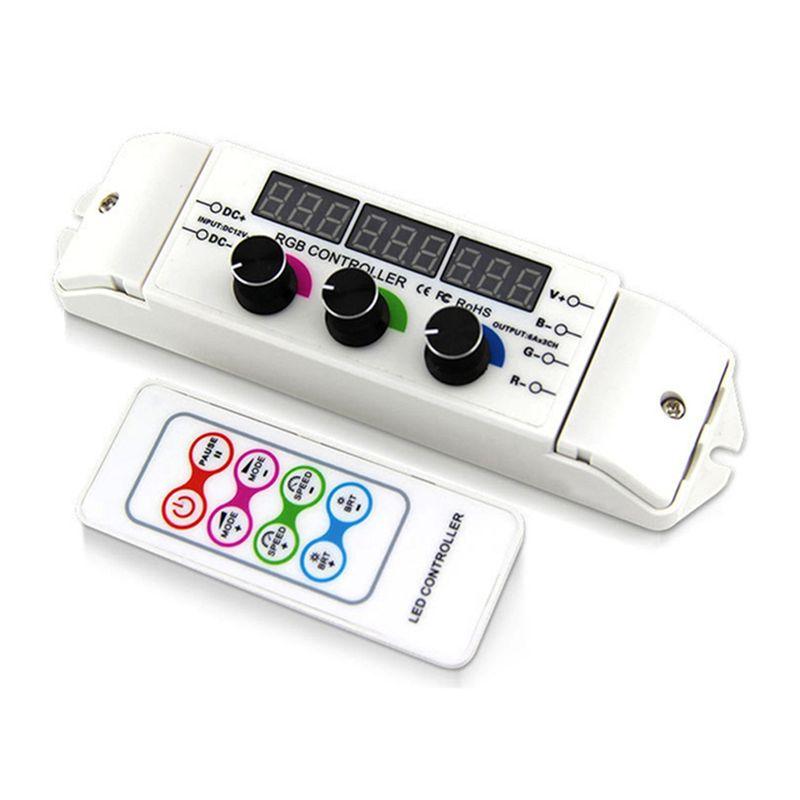 A34R DC12V-DC24V Output RGB RGBW Led 5050 3528 Strip Controller RF Remote Knob Dimmer
A34R DC12V-DC24V Output RGB RGBW Led 5050 3528 Strip Controller RF Remote Knob Dimmer