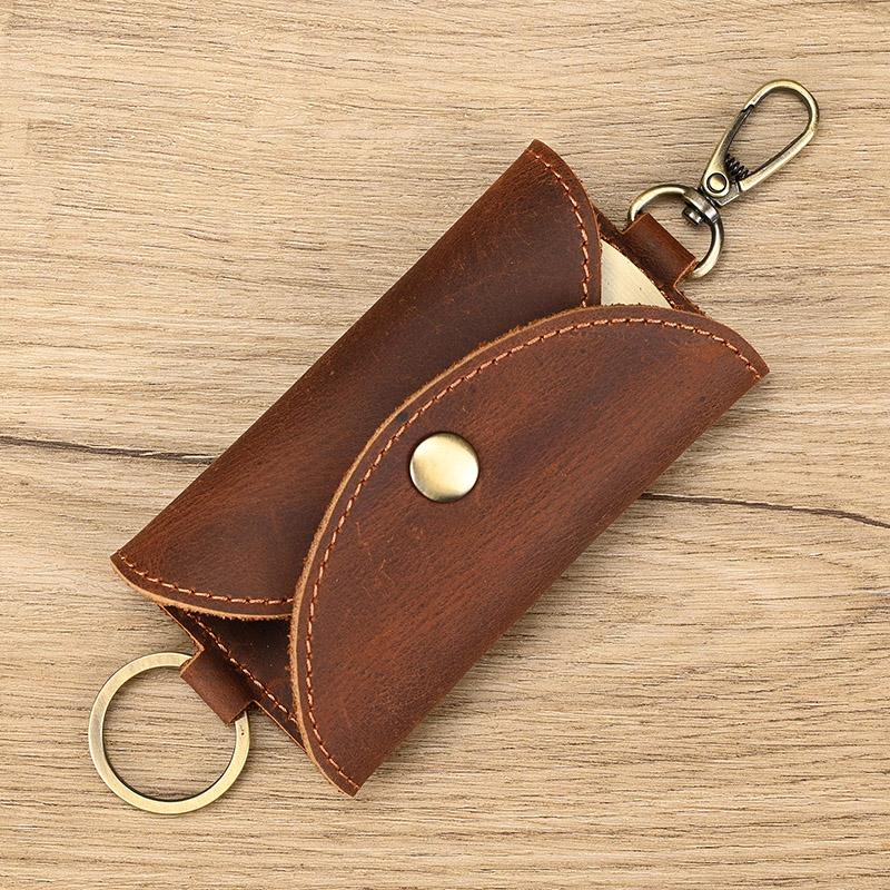 100% Crazy Horse Leather Keycase Bag Cowhide Men Women Key Wallet Clip Car Bag Genuine Leather Retro Fashion Key Cases Wholesale
100% Crazy Horse Leather Keycase Bag Cowhide Men Women Key Wallet Clip Car Bag Genuine Leather Retro Fashion Key Cases Wholesale