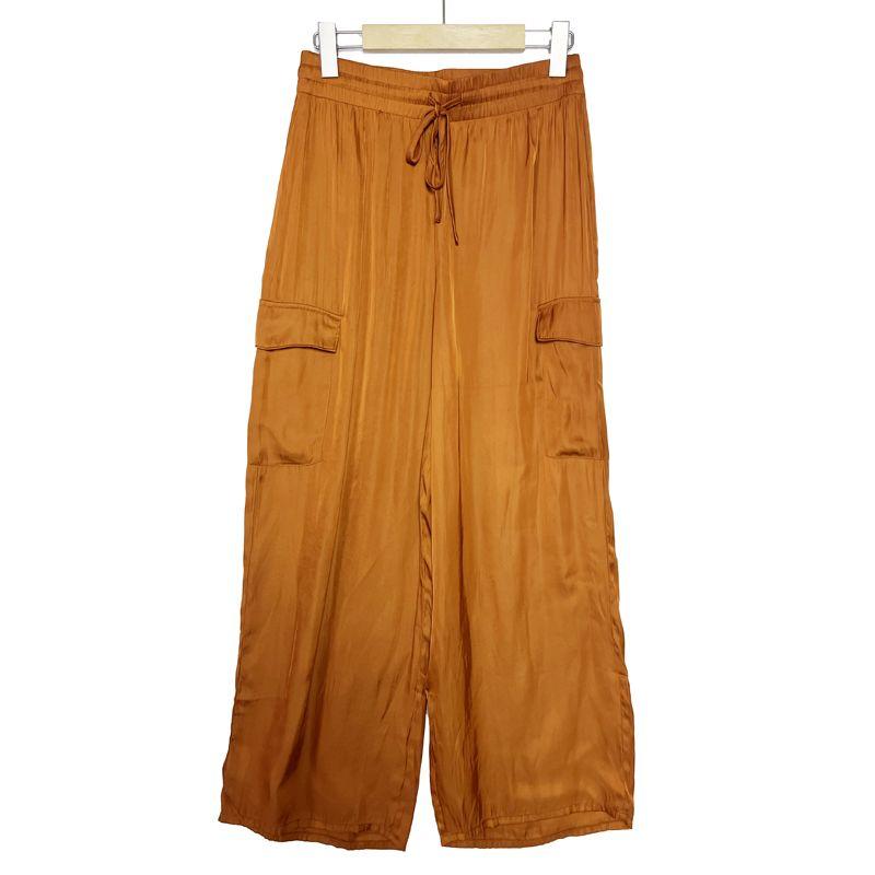 Foreign Trade European and American Single Fashion Kuchao Multi-pockets Pants women Spring and Autumn Summer Casual Pants Trousers Overalls Brown S
Foreign Trade European and American Single Fashion Kuchao Multi-pockets Pants women Spring and Autumn Summer Casual Pants Trousers Overalls Brown S