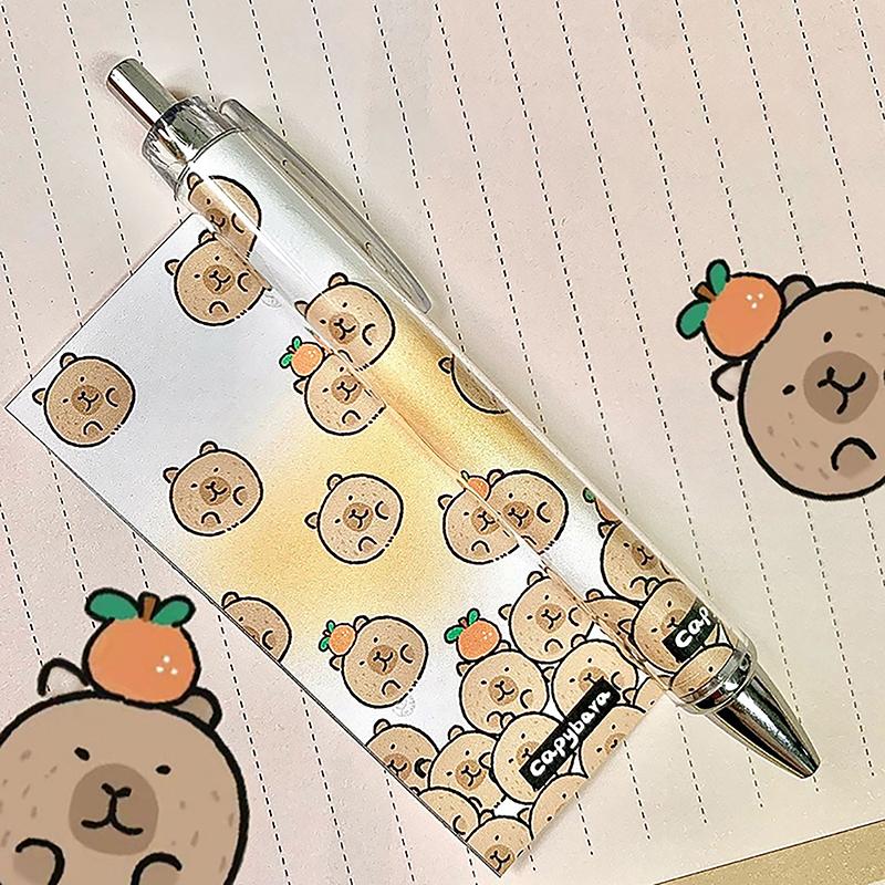 Capybara Press Pen Cartoon Cute Roll Paper Гелевые ручки Student 0.5Mm Быстросохнущая ручка для письма Kawaii Креативные канцелярские принадлежности
Capybara Press Pen Cartoon Cute Roll Paper Гелевые ручки Student 0.5Mm Быстросохнущая ручка для письма Kawaii Креативные канцелярские принадлежности
