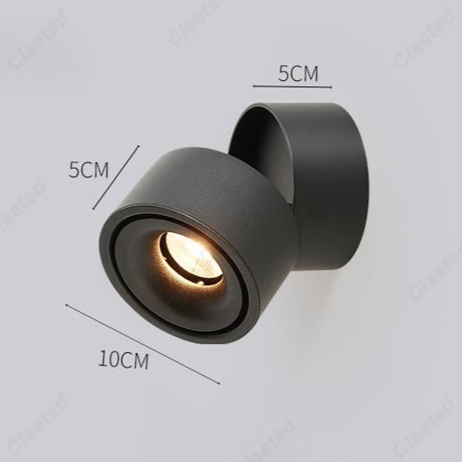 European-style Modern Simple LED Round Rotatable Wall Lamp Bedside Lamp Living Room Corridor Corridor Lighting Lamps 7W&6000K white light чорний
European-style Modern Simple LED Round Rotatable Wall Lamp Bedside Lamp Living Room Corridor Corridor Lighting Lamps 7W&6000K white light чорний