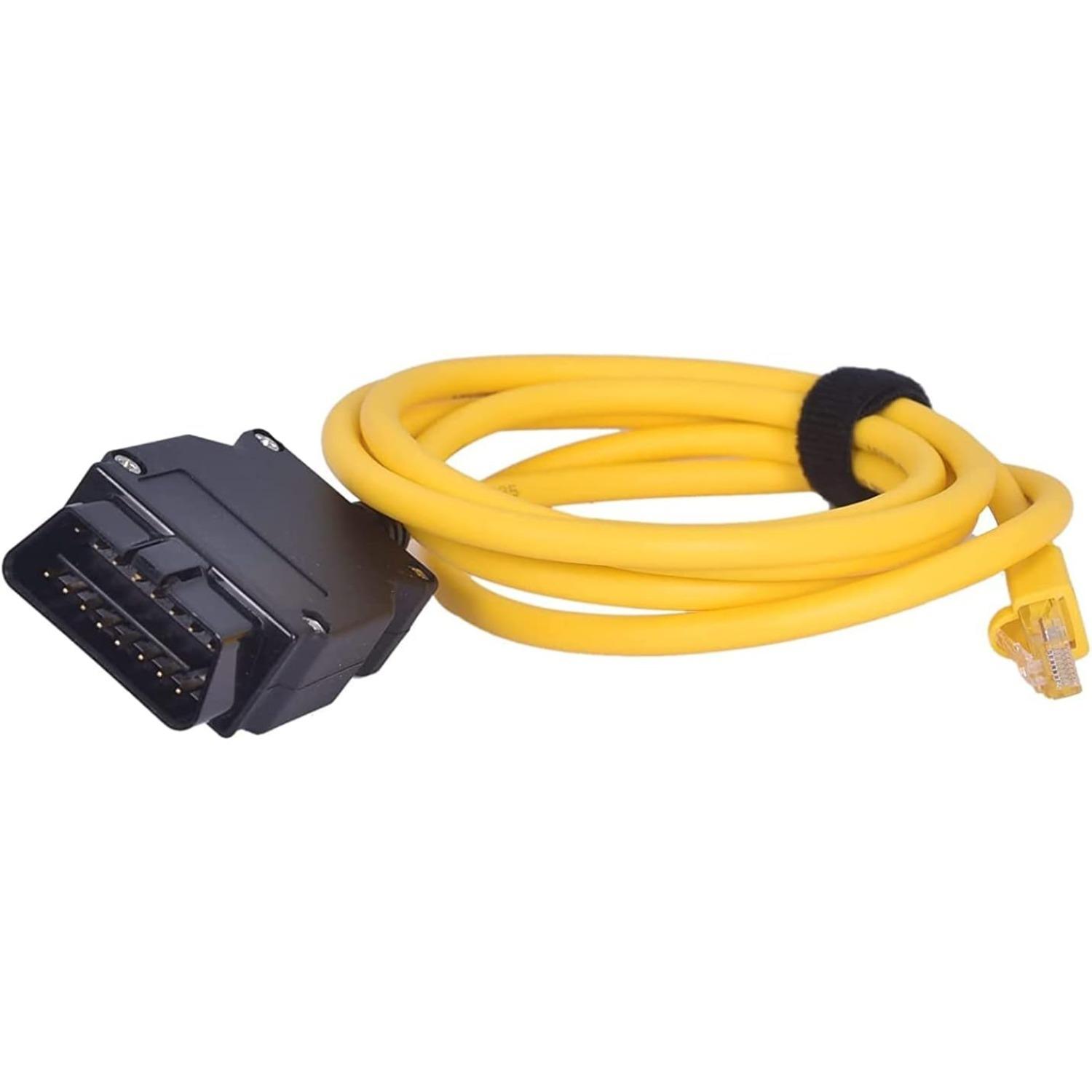 Кабель RJ-45, инструменты для подключения, Ethernet-OBD, интерфейсный кабель, кодирование для серии F для BMW 15*12*2cm чёрный/жёлтый
Кабель RJ-45, инструменты для подключения, Ethernet-OBD, интерфейсный кабель, кодирование для серии F для BMW 15*12*2cm чёрный/жёлтый
