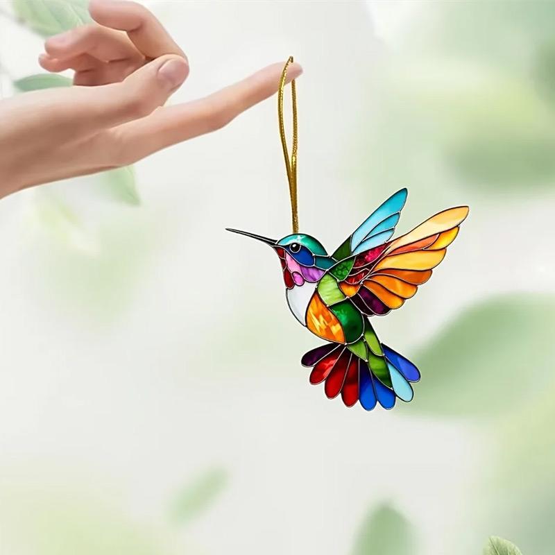 1PC 8cm Acrylic 2D Flat Colorful Bird Hanging Pendant Home Wind Chime Ornament Toy Window Door Decoration Car Hanging Decoration
1PC 8cm Acrylic 2D Flat Colorful Bird Hanging Pendant Home Wind Chime Ornament Toy Window Door Decoration Car Hanging Decoration