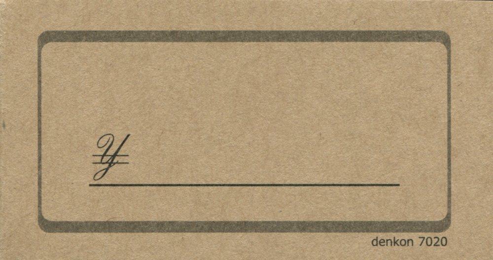 Поздравительные листки из крафтовой бумаги 4 книги листков/счет (100 листов/книга)
Поздравительные листки из крафтовой бумаги 4 книги листков/счет (100 листов/книга)