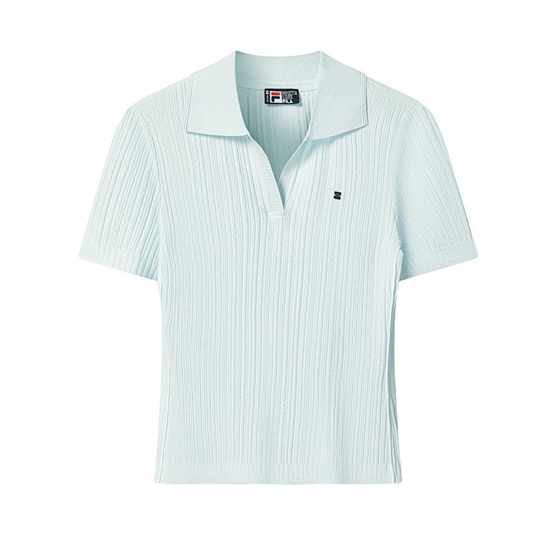 FILA Fitted Vitality Short Sleeve Knit Top Women tops White F11W623403FTQ S
FILA Fitted Vitality Short Sleeve Knit Top Women tops White F11W623403FTQ S
