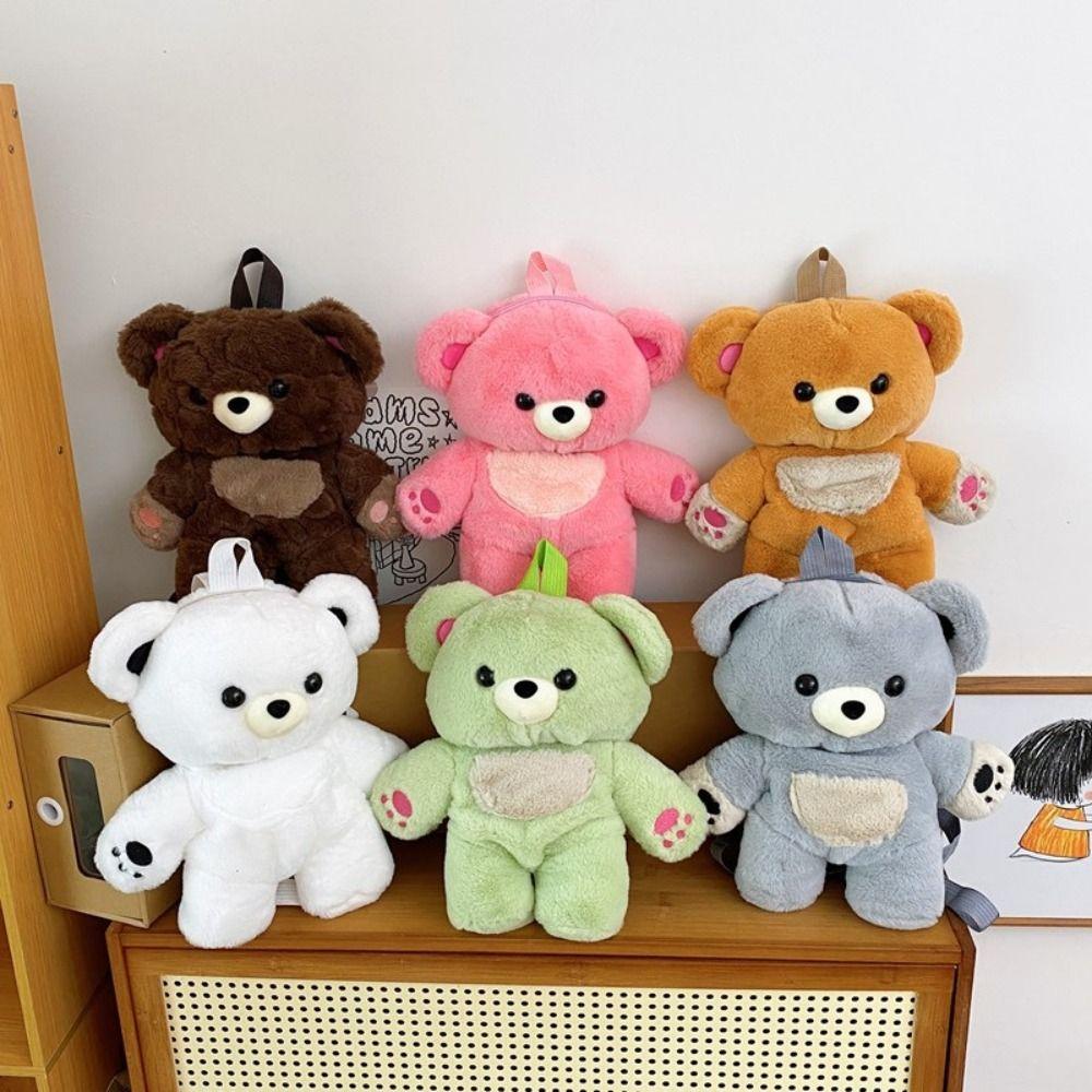 Multicolour Kids Backpack Doll Toy 3D Animal Bag Cute Plush Stuffed Shoulder Bag білий
Multicolour Kids Backpack Doll Toy 3D Animal Bag Cute Plush Stuffed Shoulder Bag білий