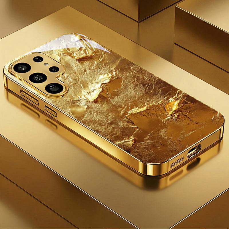 Gilded texture electroplated glass phone case suitable for Samsung Galaxy S26 S25 S24 S22 S21 S20 FE/Ultra/Plus anti drop Galaxy S25
Gilded texture electroplated glass phone case suitable for Samsung Galaxy S26 S25 S24 S22 S21 S20 FE/Ultra/Plus anti drop Galaxy S25