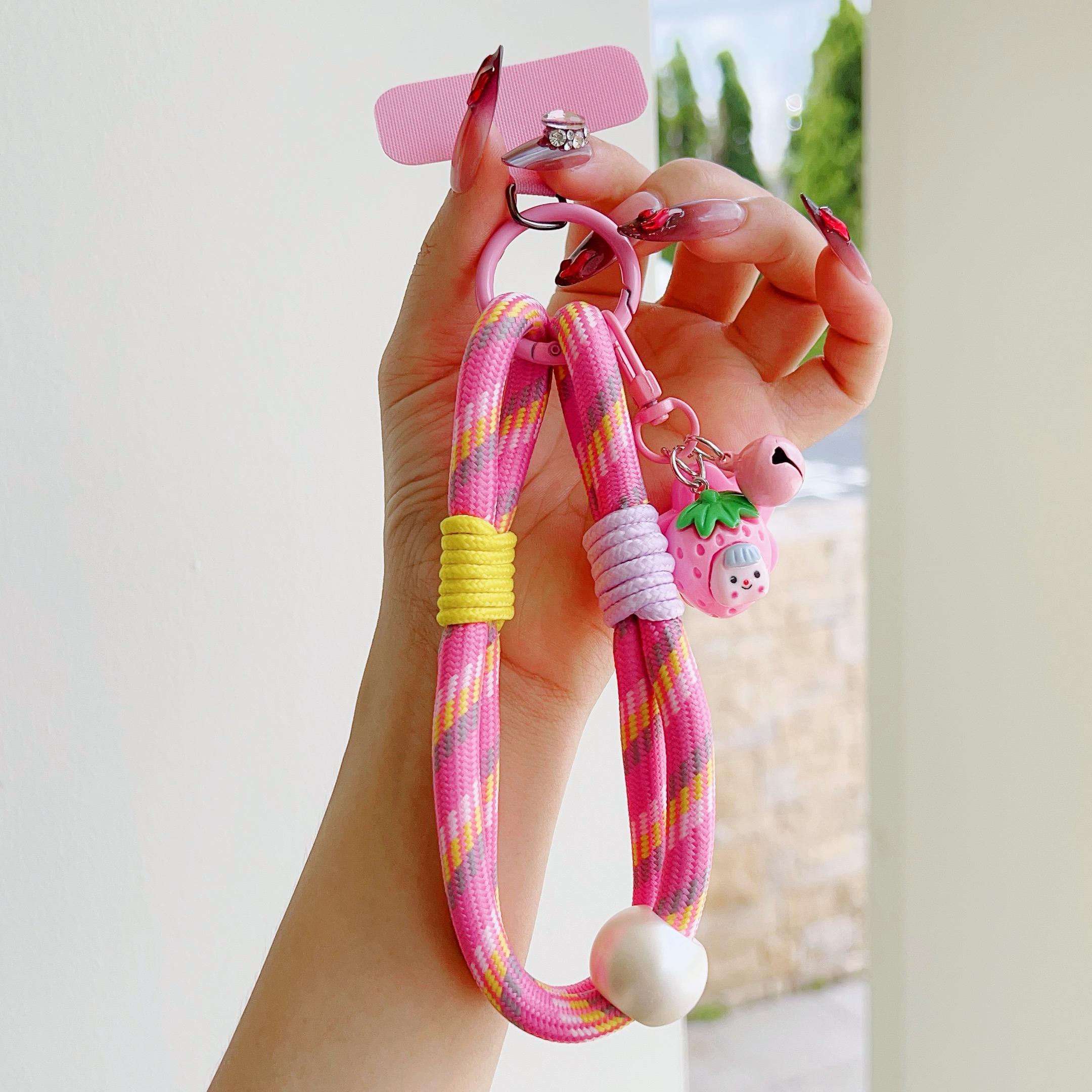 Cute Keychain, Mobile Phone Lanyard, Wristband, Wrist Braided Durable Cartoon Pendant, Mobile Phone Chain, Short Pendant. Polyester / Nylon
Cute Keychain, Mobile Phone Lanyard, Wristband, Wrist Braided Durable Cartoon Pendant, Mobile Phone Chain, Short Pendant. Polyester / Nylon