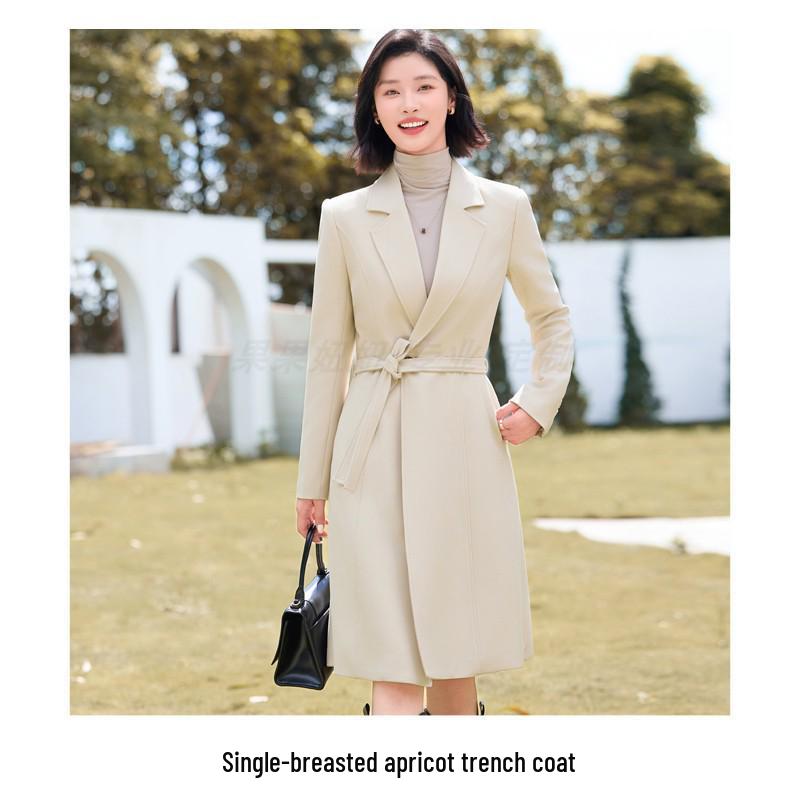 Женский высокий тренч: Средней длины, Пиджачный воротник, Длинный рукав, Осень/Зима 2XL
Женский высокий тренч: Средней длины, Пиджачный воротник, Длинный рукав, Осень/Зима 2XL