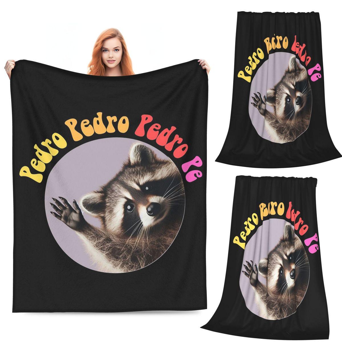 Pedro Pe Raccoon Blanket Soft Warm Flannel Throw Blanket Bedspread for Bed Living room Picnic Travel Home Sofa 80x120cm
Pedro Pe Raccoon Blanket Soft Warm Flannel Throw Blanket Bedspread for Bed Living room Picnic Travel Home Sofa 80x120cm