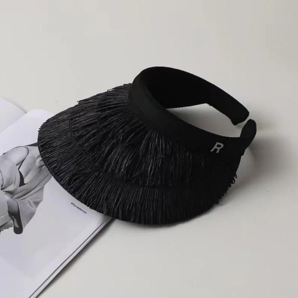 Fashion Tassel Design Straw Hats Wide Brim Straw Braid Sun Hat UV Protection Sunshade Cap Summer Outdoor Activities Use чёрный
Fashion Tassel Design Straw Hats Wide Brim Straw Braid Sun Hat UV Protection Sunshade Cap Summer Outdoor Activities Use чёрный