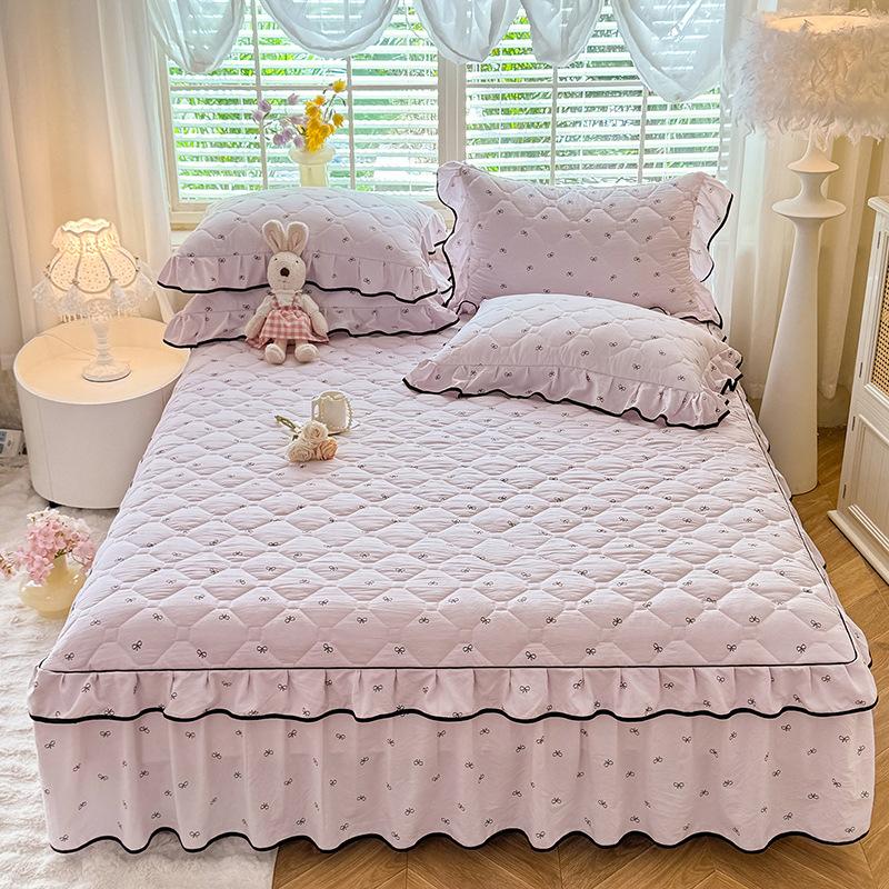 Countryside Style Cotton Bed Skirt Washed Cotton Quilted Bed Runner Full Package Mattress Protect Cover for Bedroom Decora Dust-proof Bed Sheets 48x74cm 2pcs pillowcase
Countryside Style Cotton Bed Skirt Washed Cotton Quilted Bed Runner Full Package Mattress Protect Cover for Bedroom Decora Dust-proof Bed Sheets 48x74cm 2pcs pillowcase