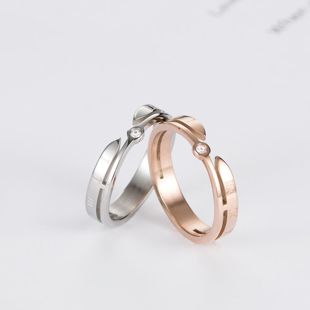Rose Gold Roman Numeral Studded Diamond Womens Ring Elegant Korean Style Ring Accessory 9#
Rose Gold Roman Numeral Studded Diamond Womens Ring Elegant Korean Style Ring Accessory 9#