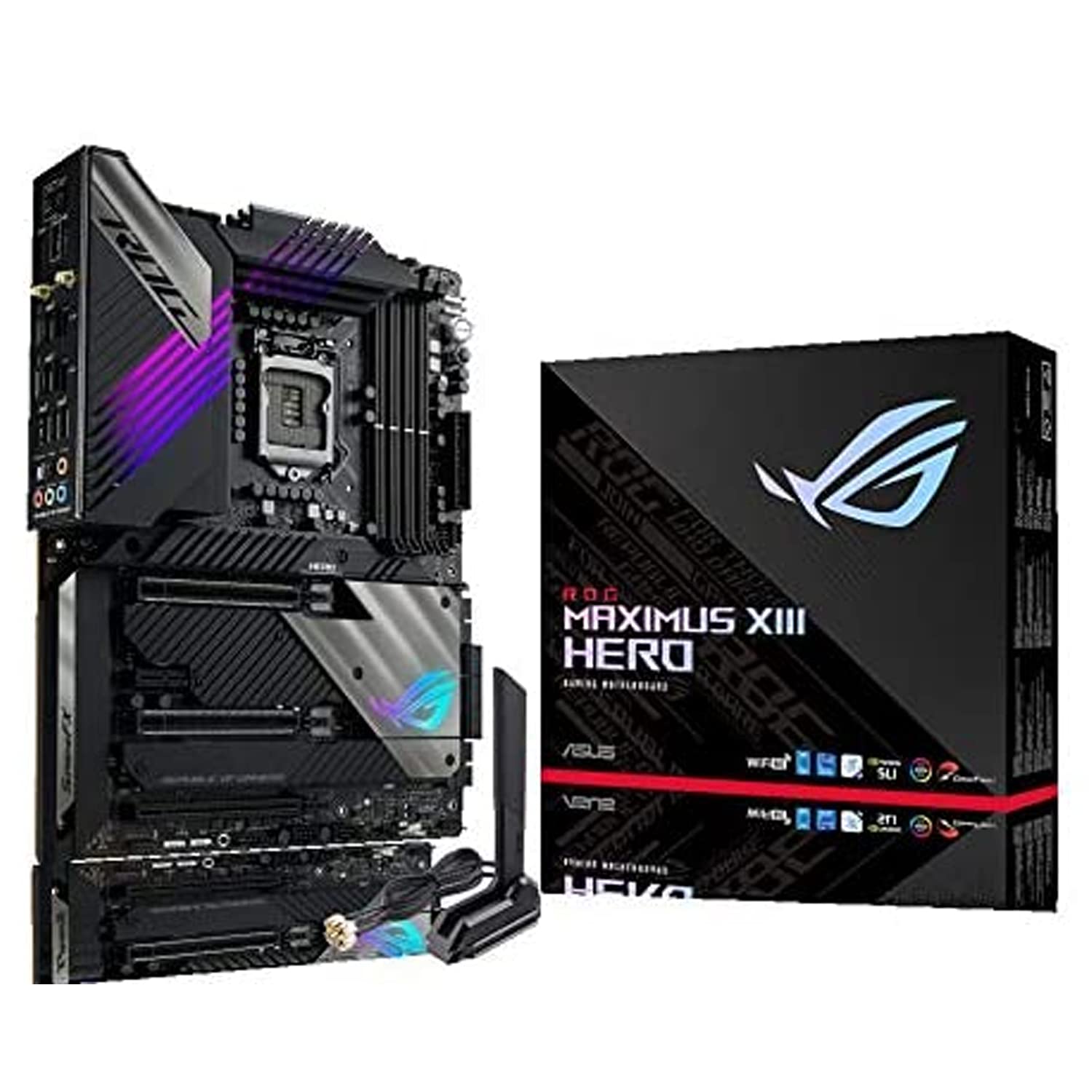 ASUSTek Intel Generation CPU Compatible Z590 Chipset ATX Материнська плата ROG MAXIMUS XIII HERO Авторизований дистриб’ютор 10-го/11-го (LGA1200) [Вітчизняний
ASUSTek Intel Generation CPU Compatible Z590 Chipset ATX Материнська плата ROG MAXIMUS XIII HERO Авторизований дистриб’ютор 10-го/11-го (LGA1200) [Вітчизняний