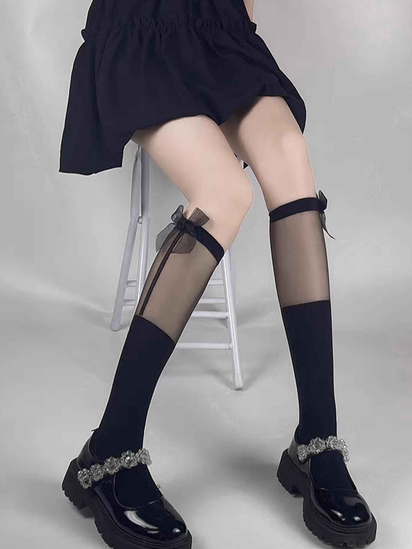 1 Pair Bow Decor Calf Socks Cute Jk Style Knee High Socks Women S Stockings & Hosiery M
1 Pair Bow Decor Calf Socks Cute Jk Style Knee High Socks Women S Stockings & Hosiery M