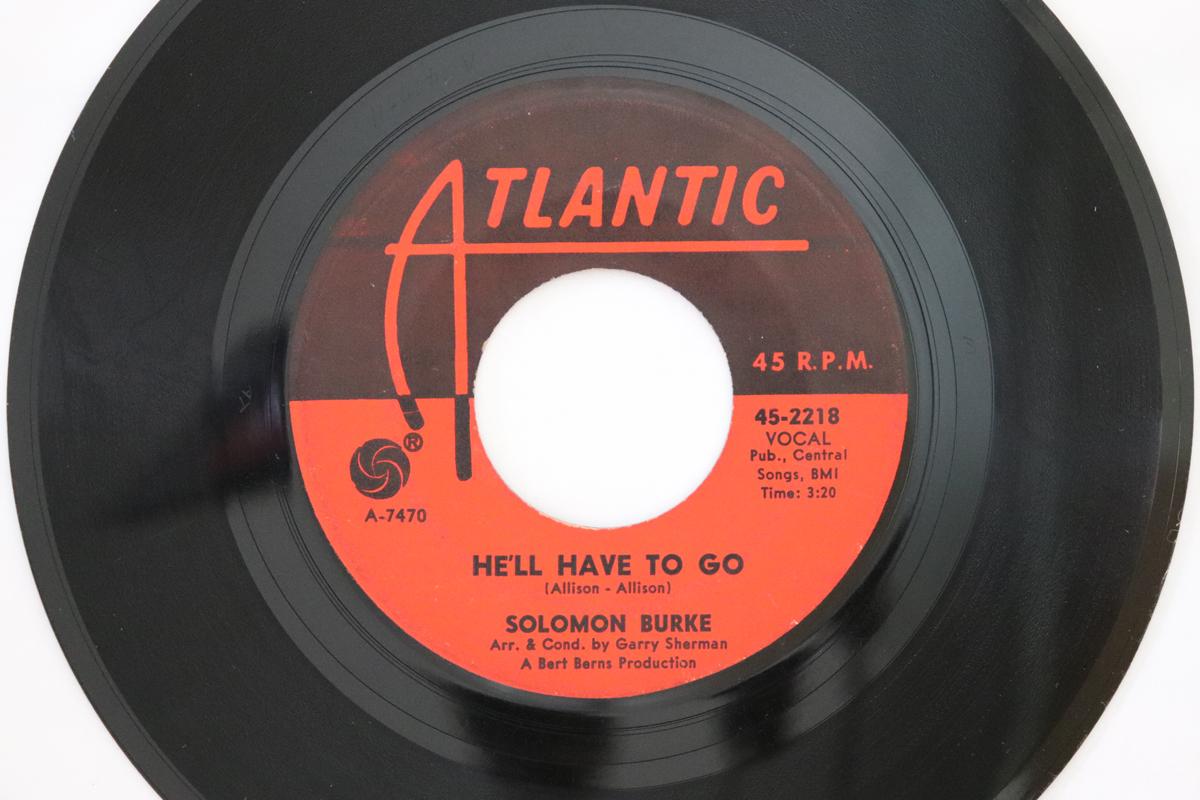 7inch Record SOLOMON BURKE - He ll Have To Go / Rockin Soul 452218 ATLANTIC 1964 US Soul/Funk Used
7inch Record SOLOMON BURKE - He ll Have To Go / Rockin Soul 452218 ATLANTIC 1964 US Soul/Funk Used