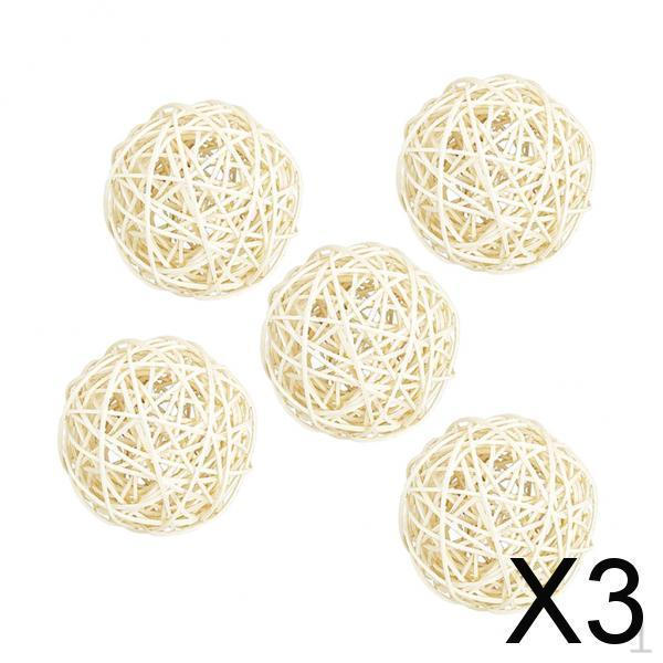 3x 5 Pieces Decorative Vase Fillers for Centerpieces – Weave And Solid Sphere Bowl Mix Table
3x 5 Pieces Decorative Vase Fillers for Centerpieces – Weave And Solid Sphere Bowl Mix Table