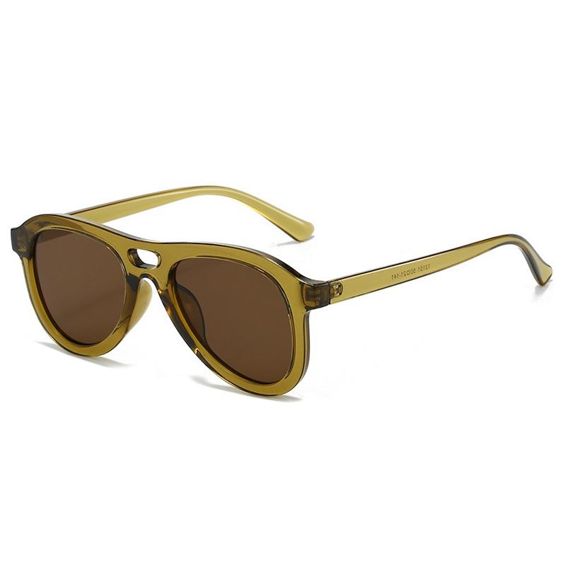 Simple Trend Double Girder Sunglasses Women Men Vintage Fashion Pilot Sun Glasses Business Shopping Shade Glasses C8
Simple Trend Double Girder Sunglasses Women Men Vintage Fashion Pilot Sun Glasses Business Shopping Shade Glasses C8