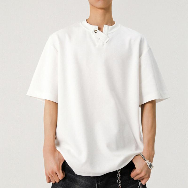 Unisex V-neck Button Heavyweight Short Sleeve Pique T-shirt - Casual Solid Color L
Unisex V-neck Button Heavyweight Short Sleeve Pique T-shirt - Casual Solid Color L