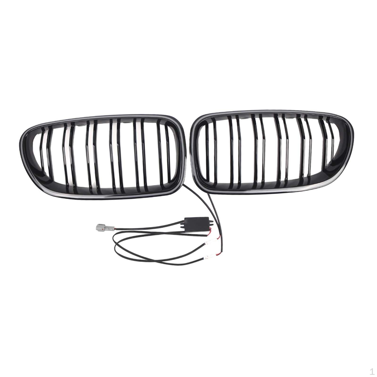 2x Передняя решетка радиатора Запасная часть 51137203650 Премиум Легко установить Автоаксессуары со светодиодами
2x Передняя решетка радиатора Запасная часть 51137203650 Премиум Легко установить Автоаксессуары со светодиодами