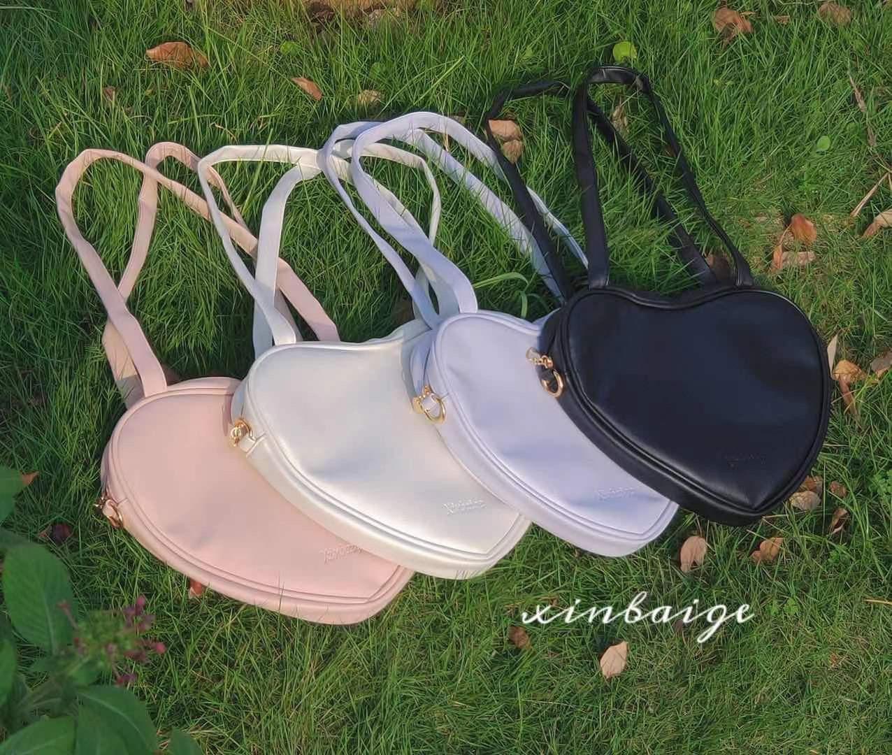 Original lolita bag JK uniform bag pancake versatile campus student bag commuter bag Japanese bag peach heart pancake bag
Original lolita bag JK uniform bag pancake versatile campus student bag commuter bag Japanese bag peach heart pancake bag