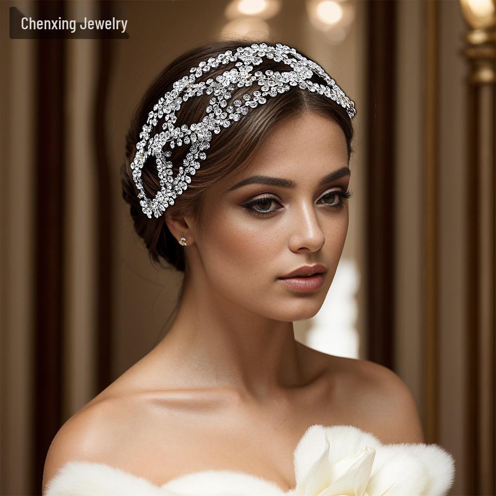 Chenxing Luxury Rhinestone Bridal Headpiece: Handmade Crystal Headband - Vintage Style Wedding Accessory CP243
Chenxing Luxury Rhinestone Bridal Headpiece: Handmade Crystal Headband - Vintage Style Wedding Accessory CP243