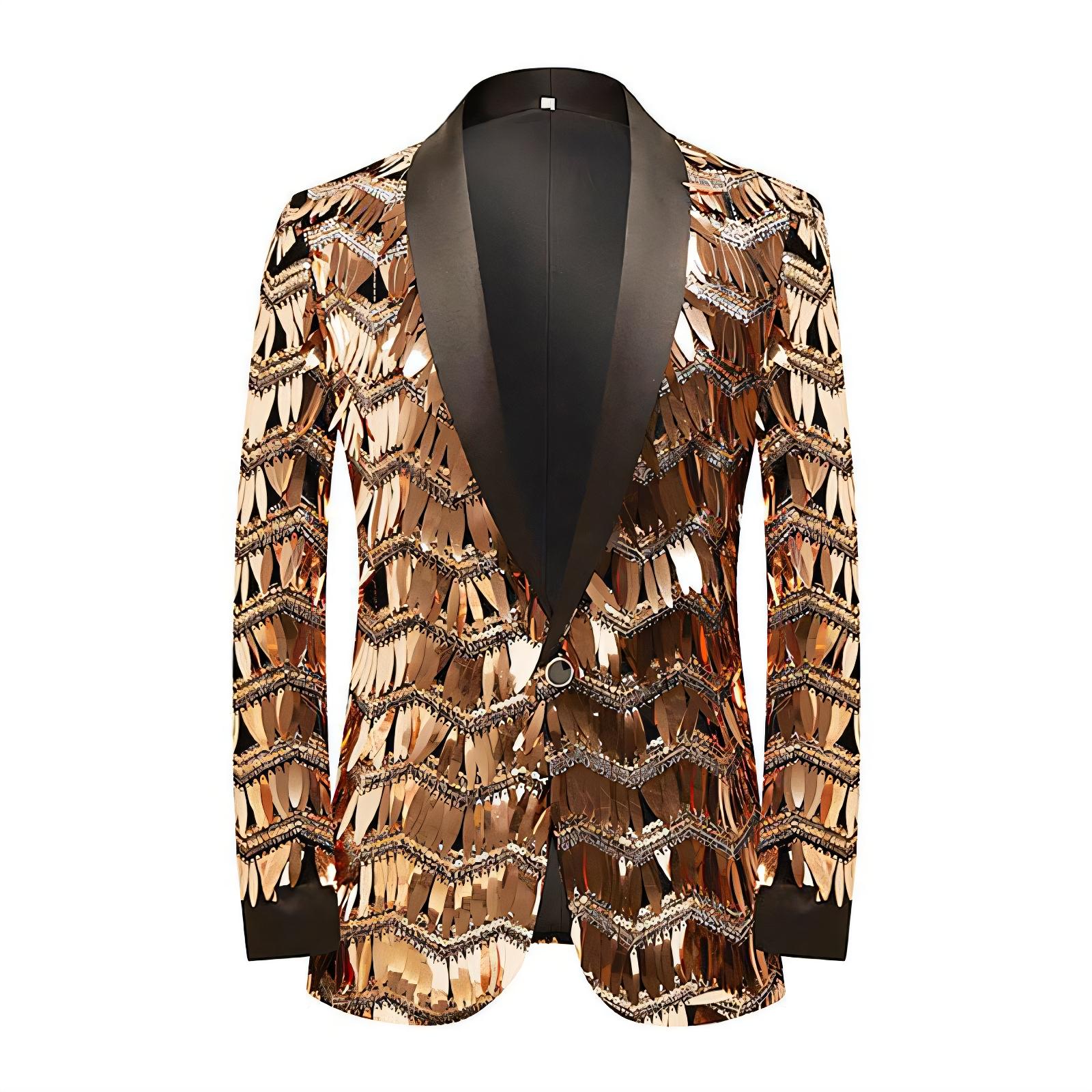 Мужской роскошный пиджак с пайетками и кисточками, сценический костюм для певца XL
Мужской роскошный пиджак с пайетками и кисточками, сценический костюм для певца XL