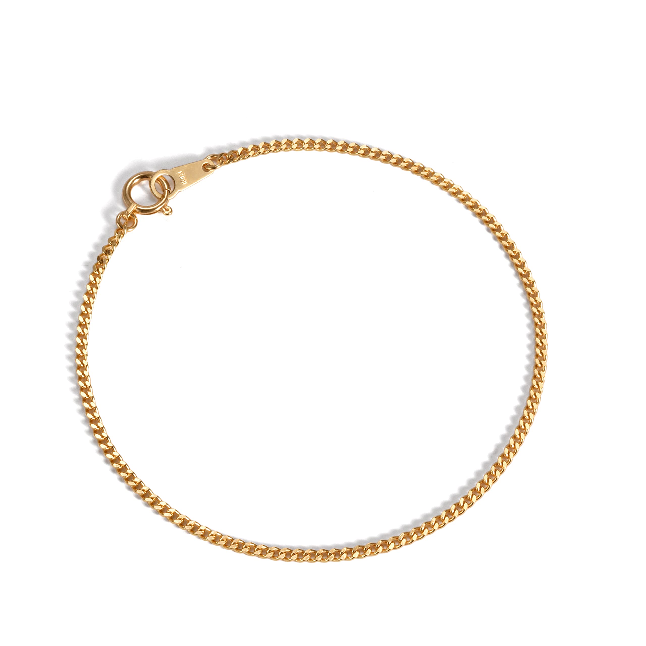 K18 18K Gold Kihei Bracelet 2 Sides Single Width Selectable Sizes Engraved Gold Chain Size 15cm 1.6mm Women s золотий
K18 18K Gold Kihei Bracelet 2 Sides Single Width Selectable Sizes Engraved Gold Chain Size 15cm 1.6mm Women s золотий