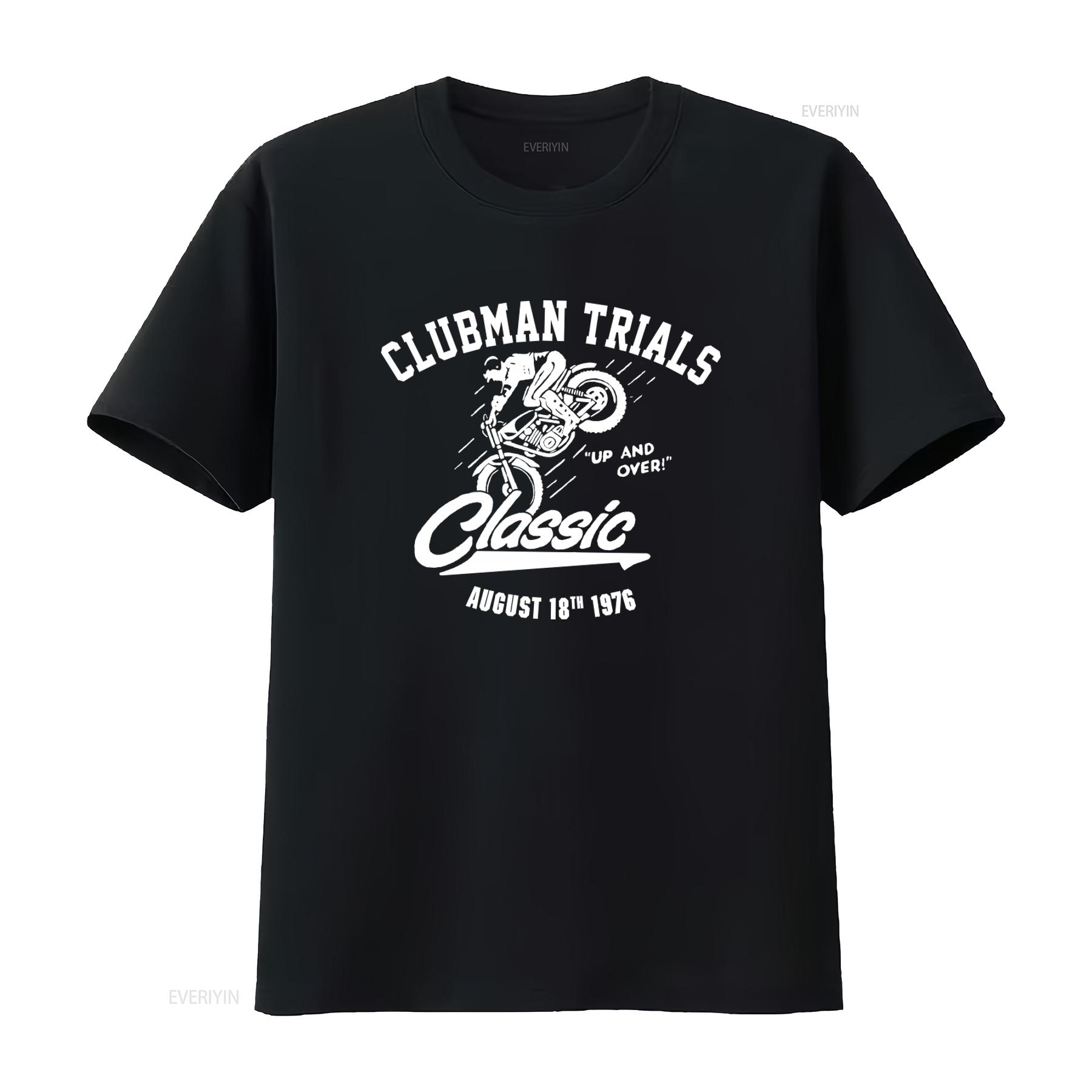 New Vintage Style Clubman Trials Motorcycle T Shirt Classic August 18th 1976 Design Up And Over Motocross vintage Washed 4XL
New Vintage Style Clubman Trials Motorcycle T Shirt Classic August 18th 1976 Design Up And Over Motocross vintage Washed 4XL