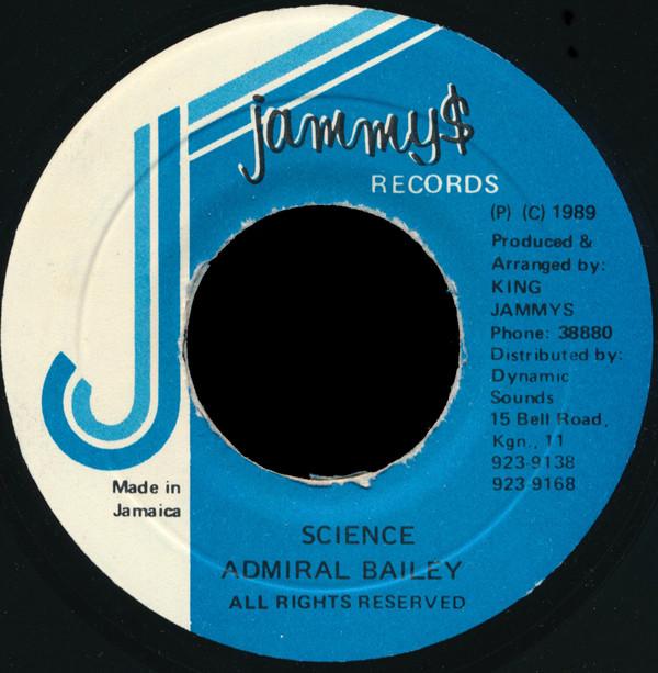 7-дюймовая пластинка ADMIRAL BAILEY - Science НИЧЕГО Jammy s Records 1989 Ямайка Регги, Ска и Даб Б/У
7-дюймовая пластинка ADMIRAL BAILEY - Science НИЧЕГО Jammy s Records 1989 Ямайка Регги, Ска и Даб Б/У